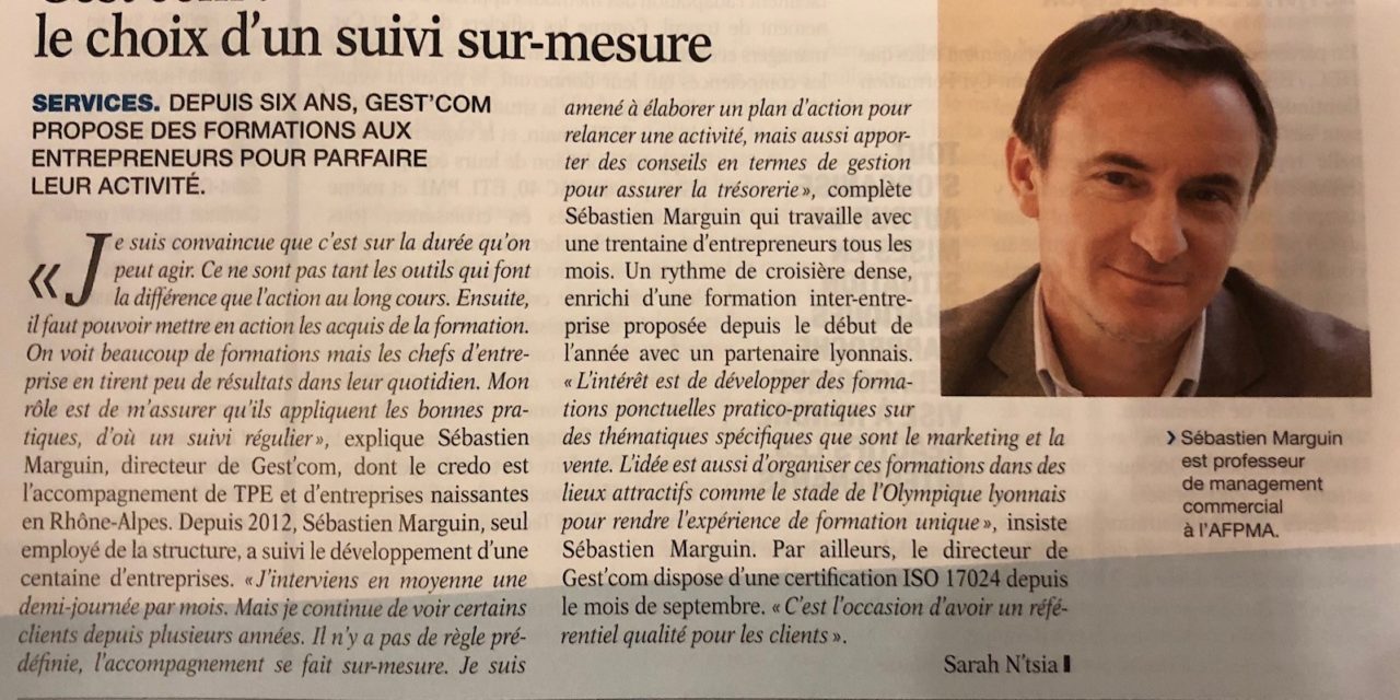 Article éco de l’Ain